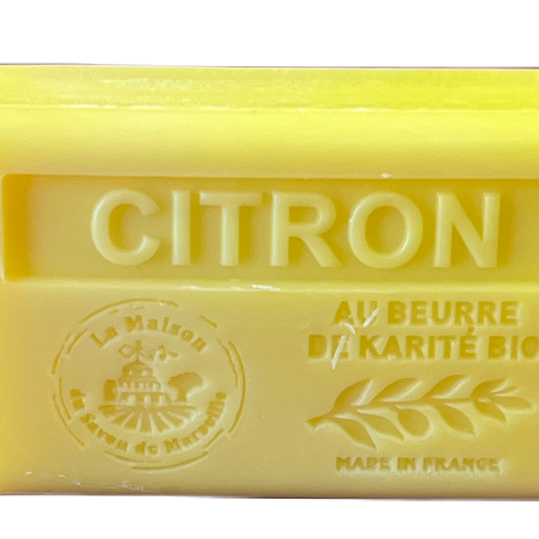 Citron, French Soap with Organic Shea Butter, 125g