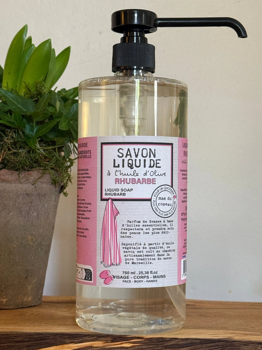 Rhubarb Liquid Soap with Olive Oil | 750ml