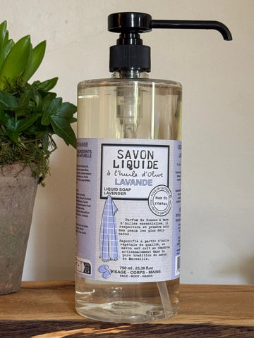 Lavender Liquid Soap with Olive Oil | 750ml
