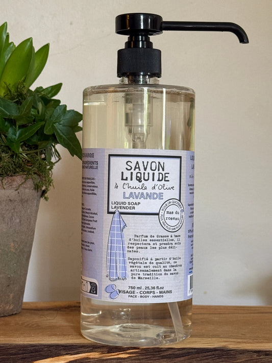 Lavender Liquid Soap with Olive Oil | 750ml