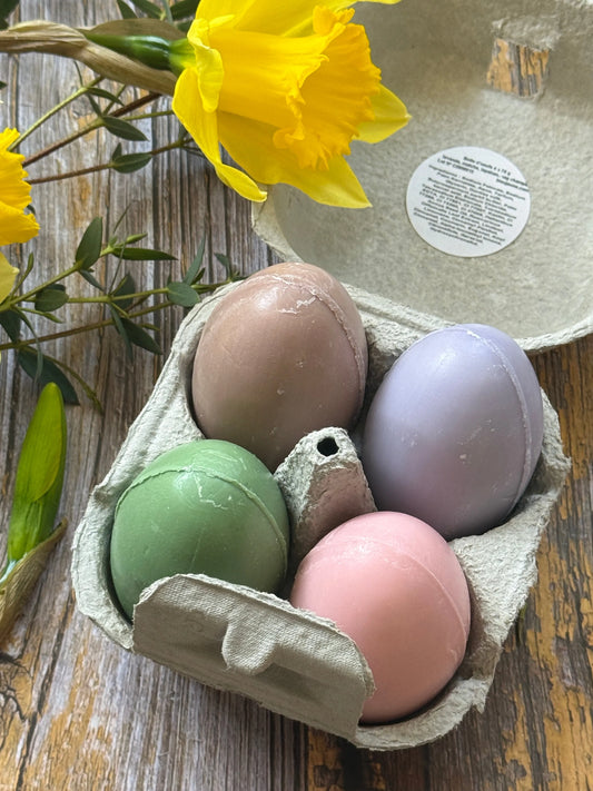 Eggs in an Egg Box | 4x75g Fragranced Soaps