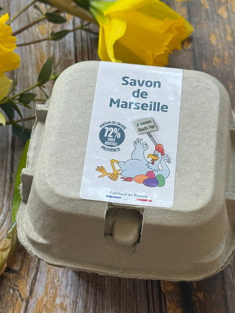 Eggs in an Egg Box | 4x75g Fragranced Soaps