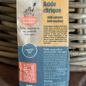 Citric Acid | Natural Descaler, Cleaner & Eco-Friendly Household Essential | 500g