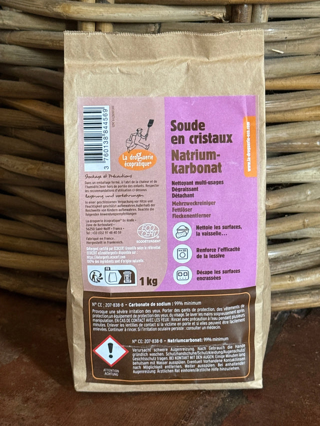 Soda Crystals I for Natural Degreasing & Deodorising | 1kg