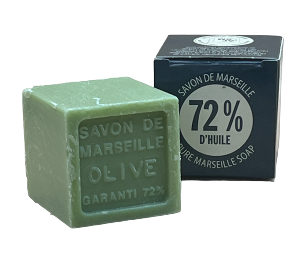 Olive, Shea Butter Fragranced Marseille Cube, 72% | 100g-3