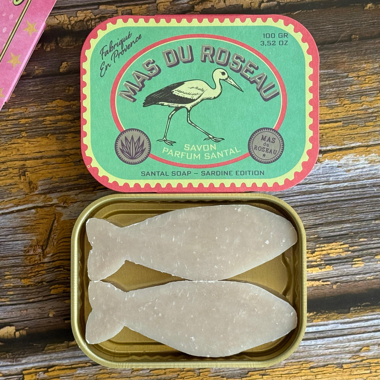 Sardine Shape Soap - Sandalwood - 100g