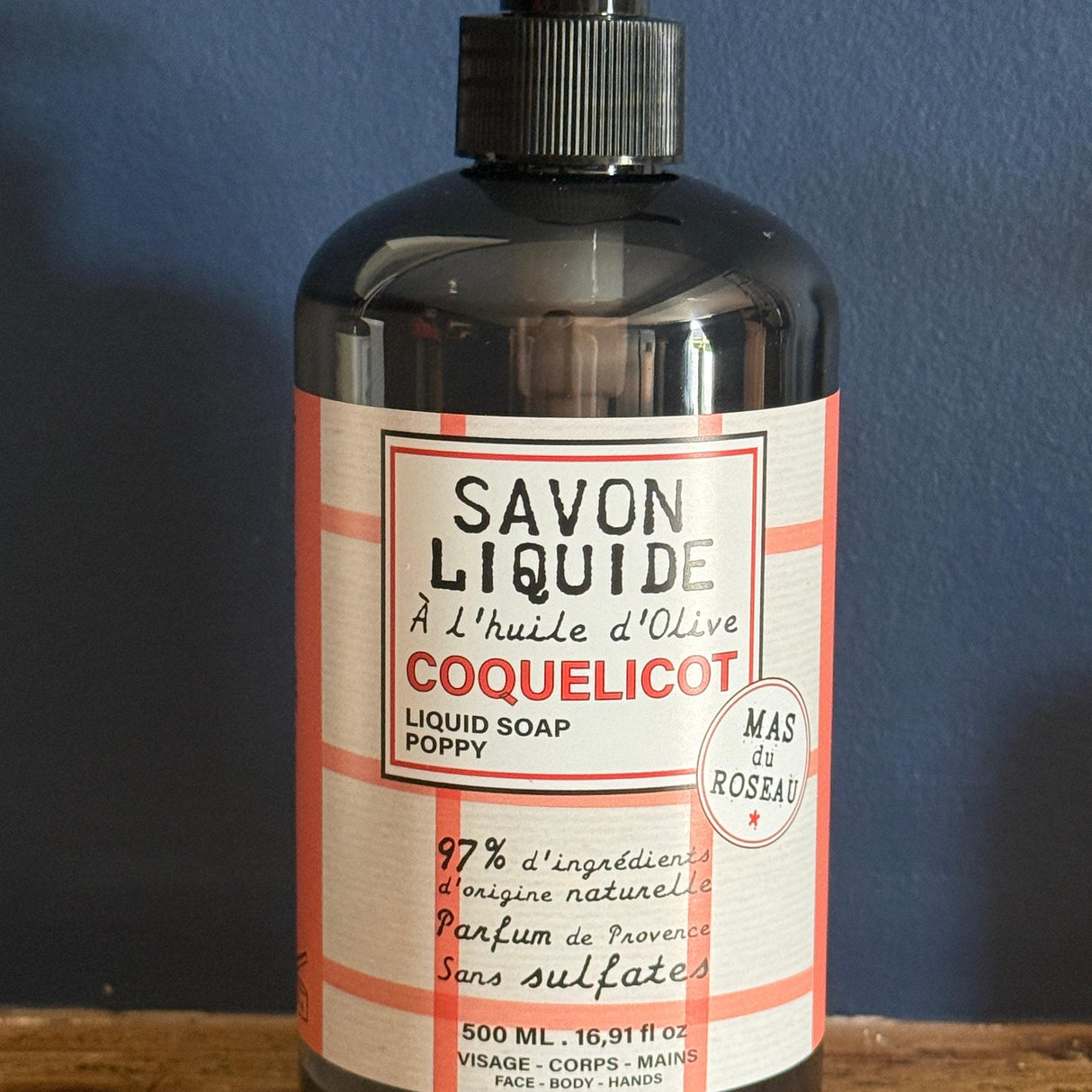 Poppy (Coquelicot) - Marseille Liquid Soap - 500ml