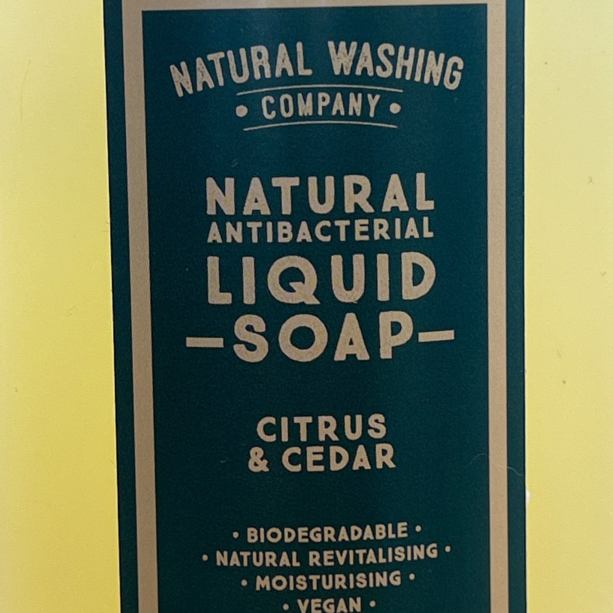 Citrus and Cedar  Natural Liquid Soap - 1ltr