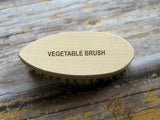 Beechwood Vegetable Brush - Plant Fibre Bristles