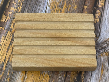 Sandstone-Marble Stoneware Soap Dish-TADÉ PAYS DU LEVANT-FrenchSoaps