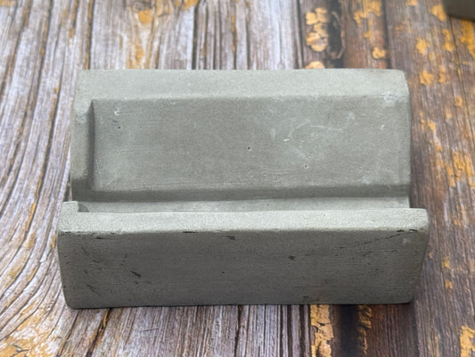 Upright Cement Soap Dish