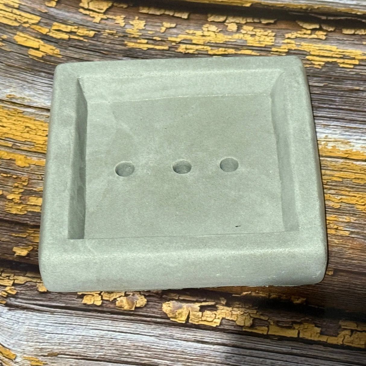 Square Cement Soap Dish-Bastide & Olivier-FrenchSoaps