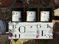 Boxed Candle Trio: Fig, Tuberose, Sakura-GEODESIS-FrenchSoaps