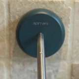 Marine Beechwood Soap holder against a tiled wall