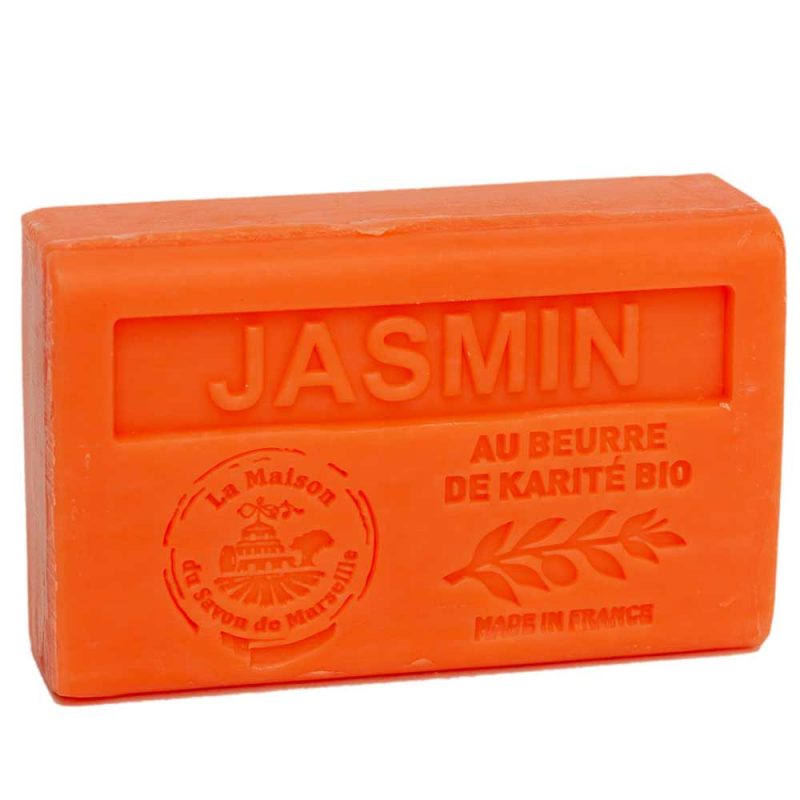 Jasmin French Soap with Organic Shea Butter, 125g