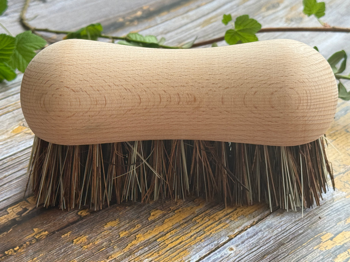 Firm Bristle Plant Fibre Scrubbing Brush