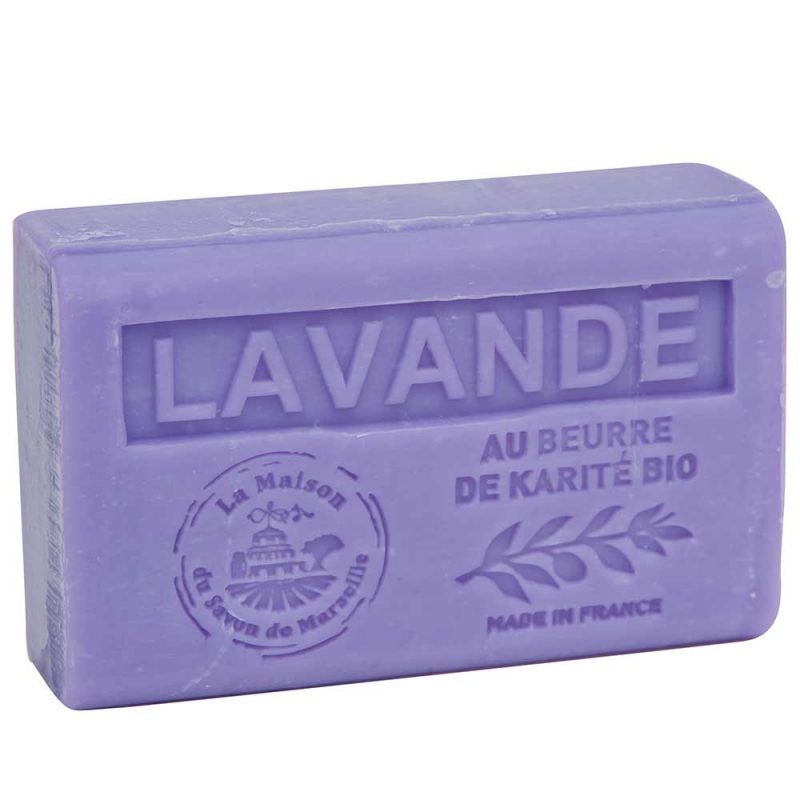 Lavender French Soap with Organic Shea Butter, 125g
