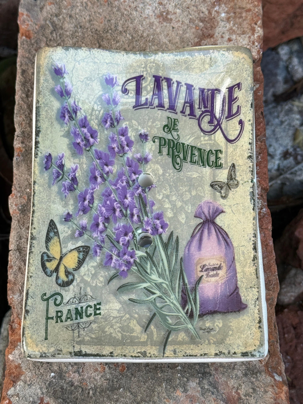 Traditional Provence Lavender pattern Soap Dish