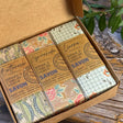 Botanical Soap Trio: Beetroot, Ivy & Rosehip | 3 x 100g Bars
