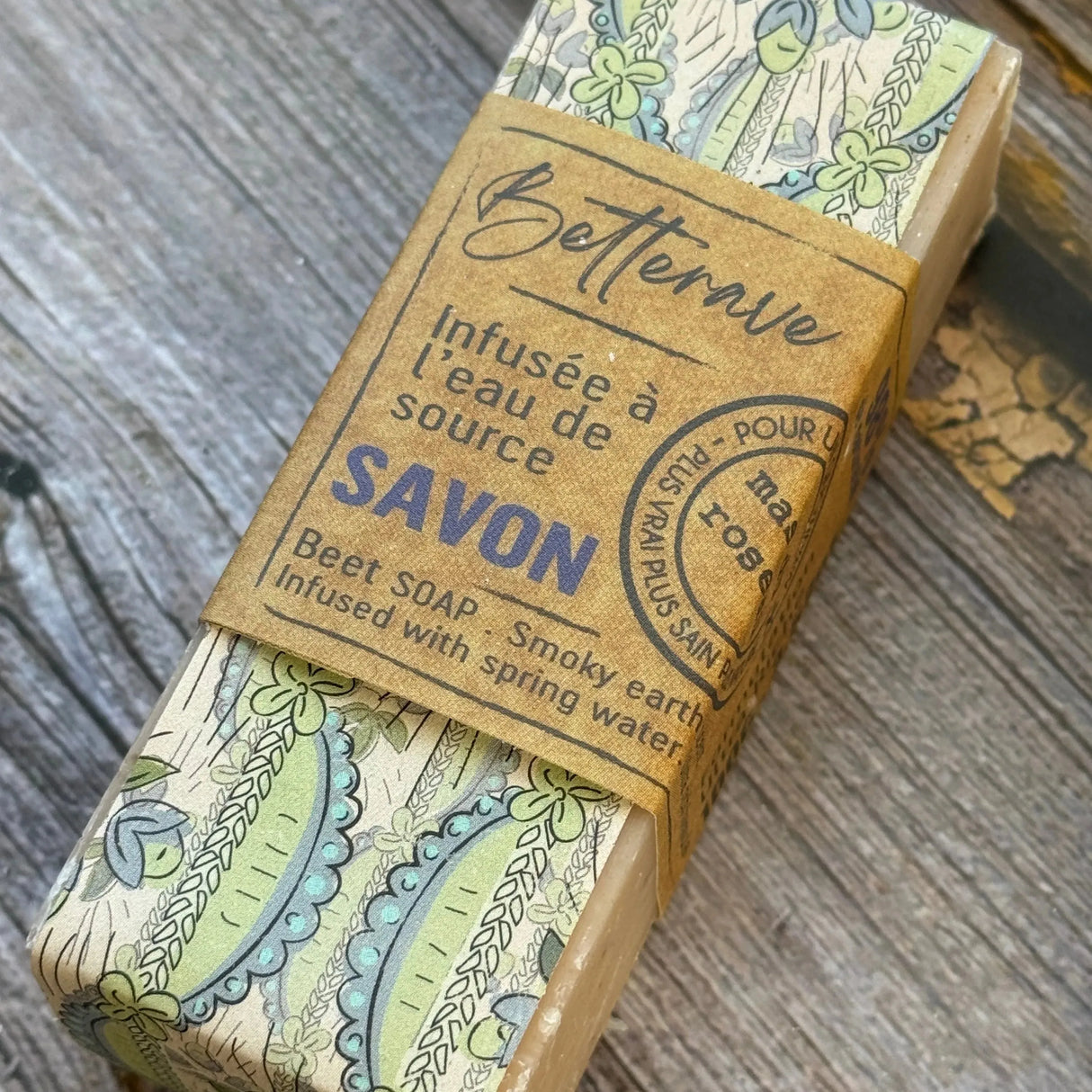 Botanical Soap Trio: Beetroot, Ivy & Rosehip | 3 x 100g Bars