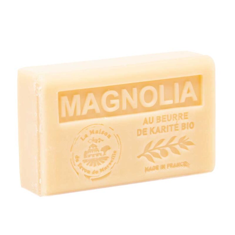 Magnolia French Soap with Organic Shea Butter, 125g