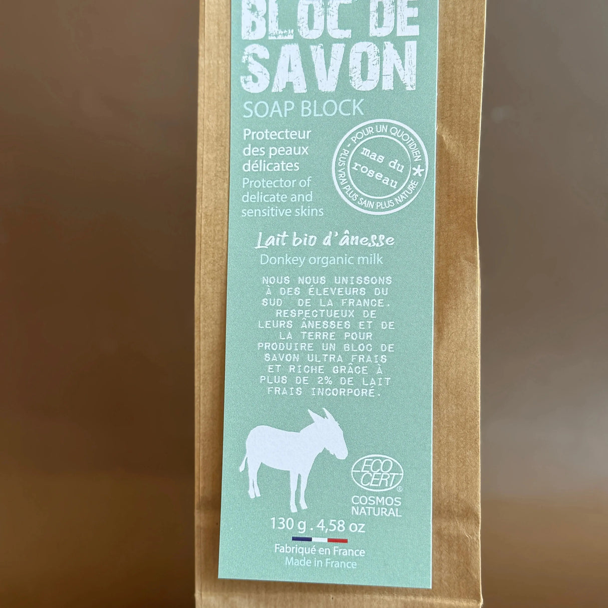Organic Donkey Milk 'Revitalising' Soap - Unfragranced | 130g