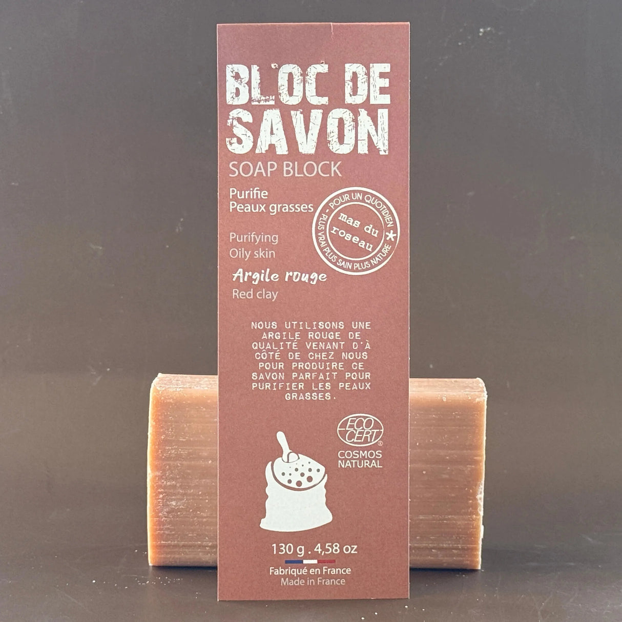 Red Clay Soap Purifying for Combination & Oily Skin - Unfragranced | 130g