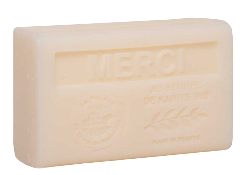 Merci, French Soap with organic Shea Butter 125g