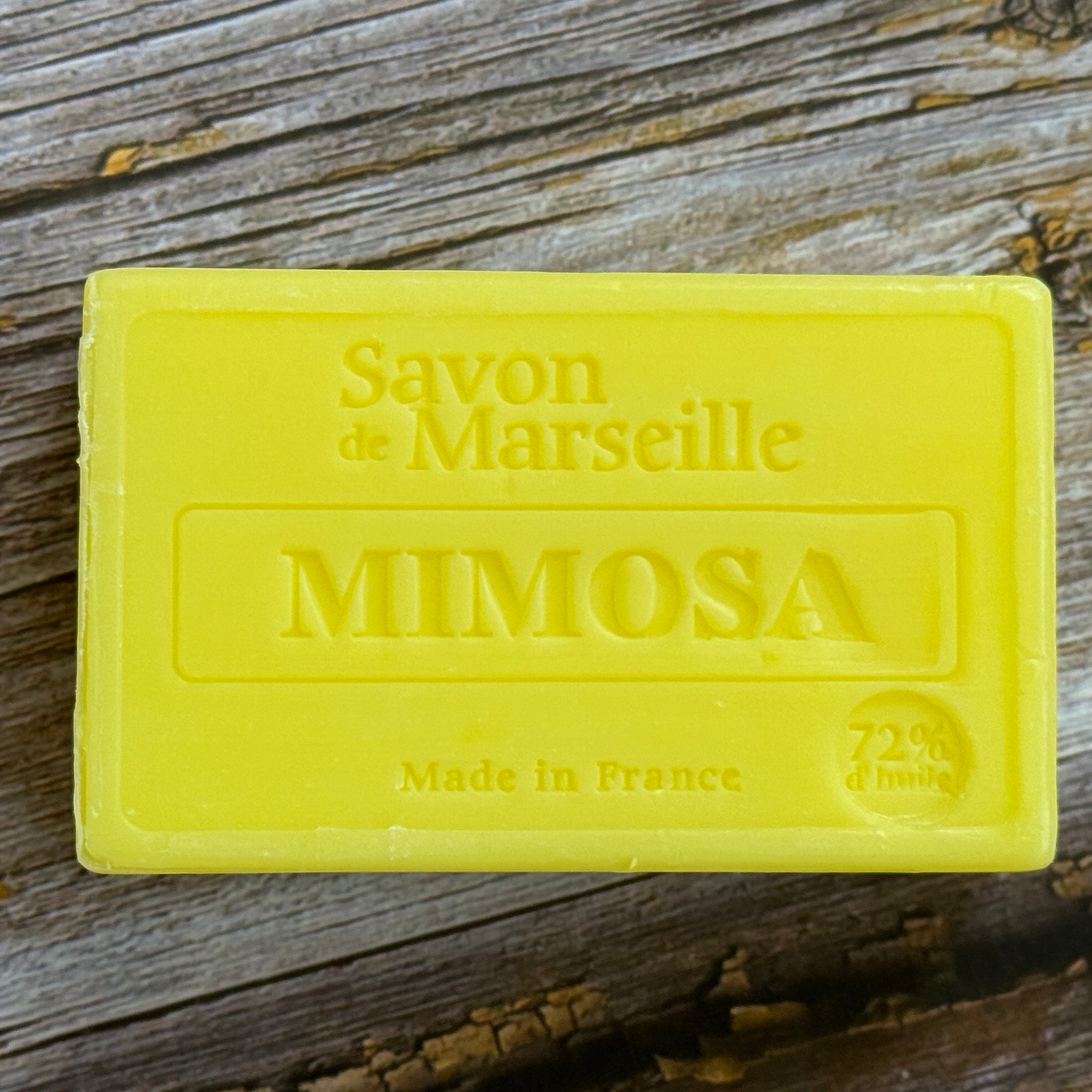 Mimosa Savon de Provence, enriched with Sweet Almond Oil | 100g