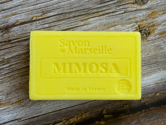Mimosa Savon de Provence, enriched with Sweet Almond Oil | 100g
