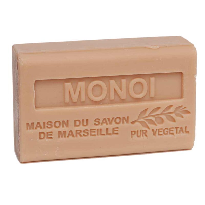 Monoi French Soap with Organic Shea Butter, 125g