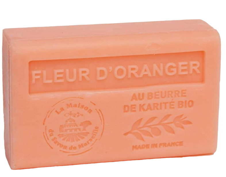 Orange Flower French Soap with Organic Shea Butter, 125g