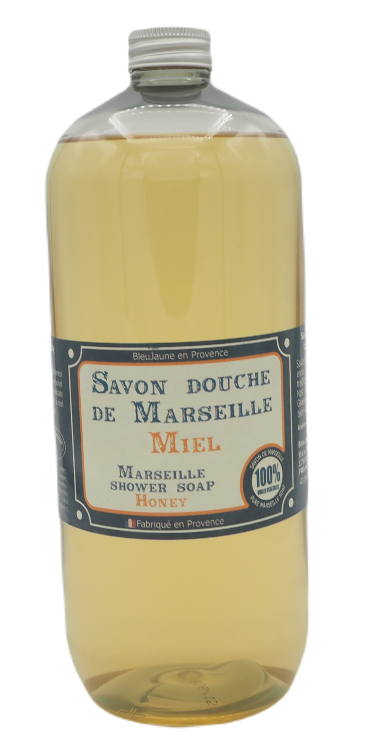 Honey, Marseille Natural Liquid Shower Soap |  1L