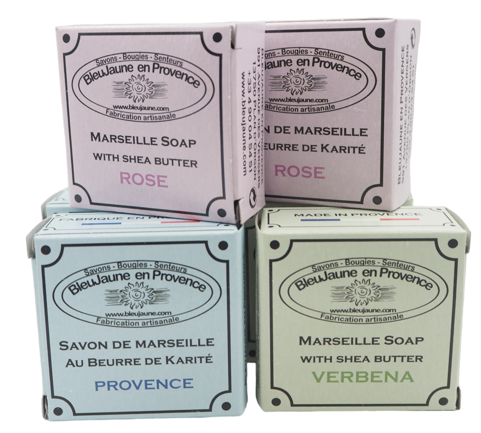 Marseille Guest Soaps, Individually boxed | 6 x 35g each