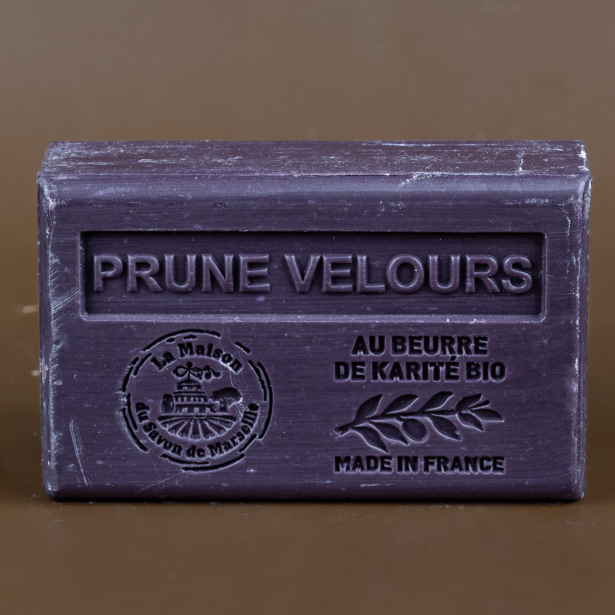 Plum (Prune Velours) French Soap with Organic Shea Butter 125g