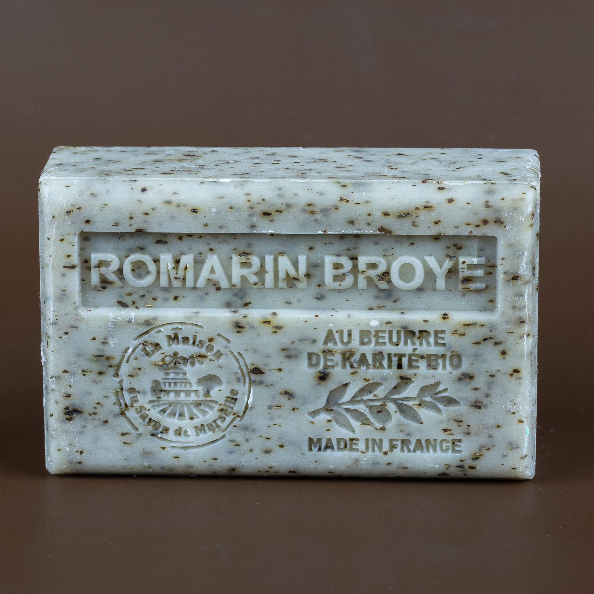 Rosemary Broyee (Exfoliating) Soap with organic Shea Butter 125g