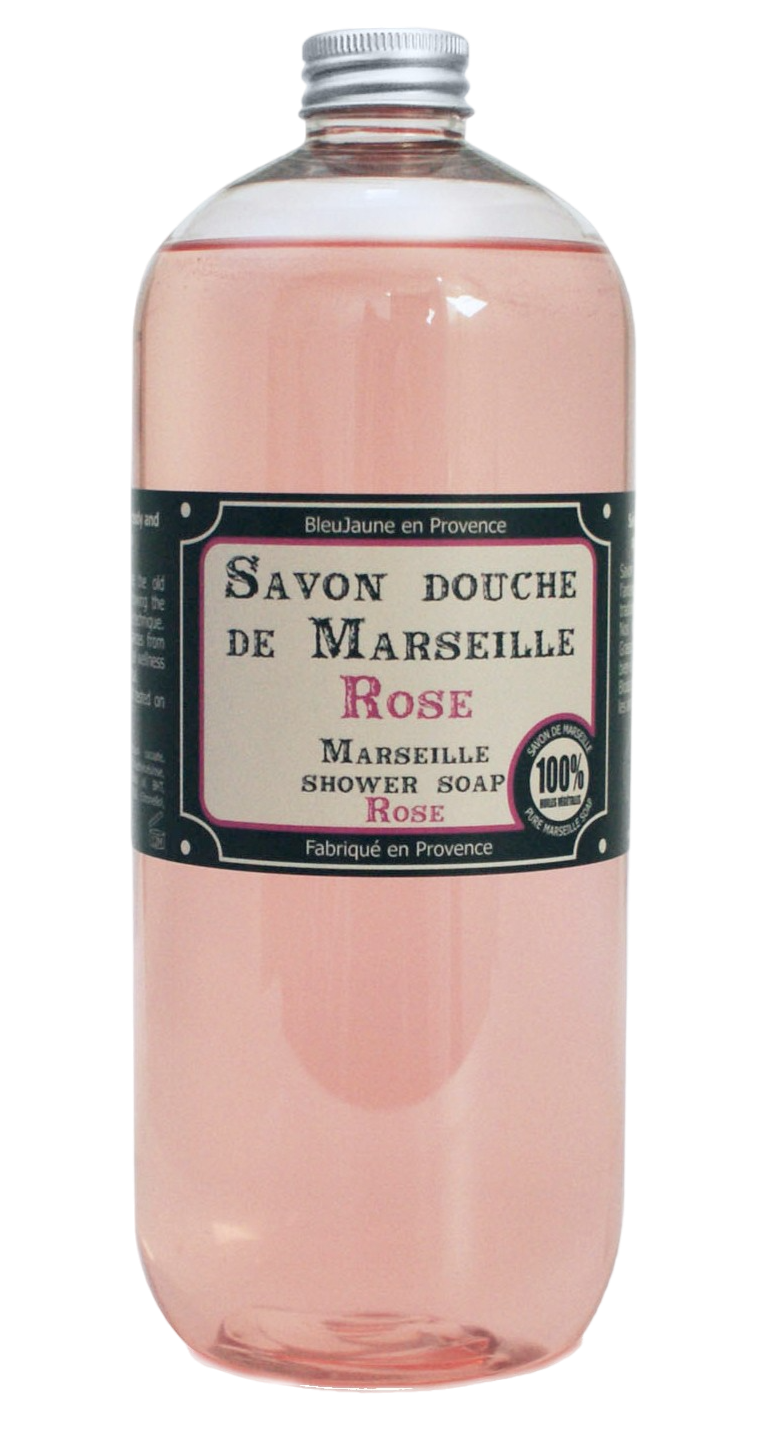 Rose, Marseille Natural Liquid Shower Soap | 1L