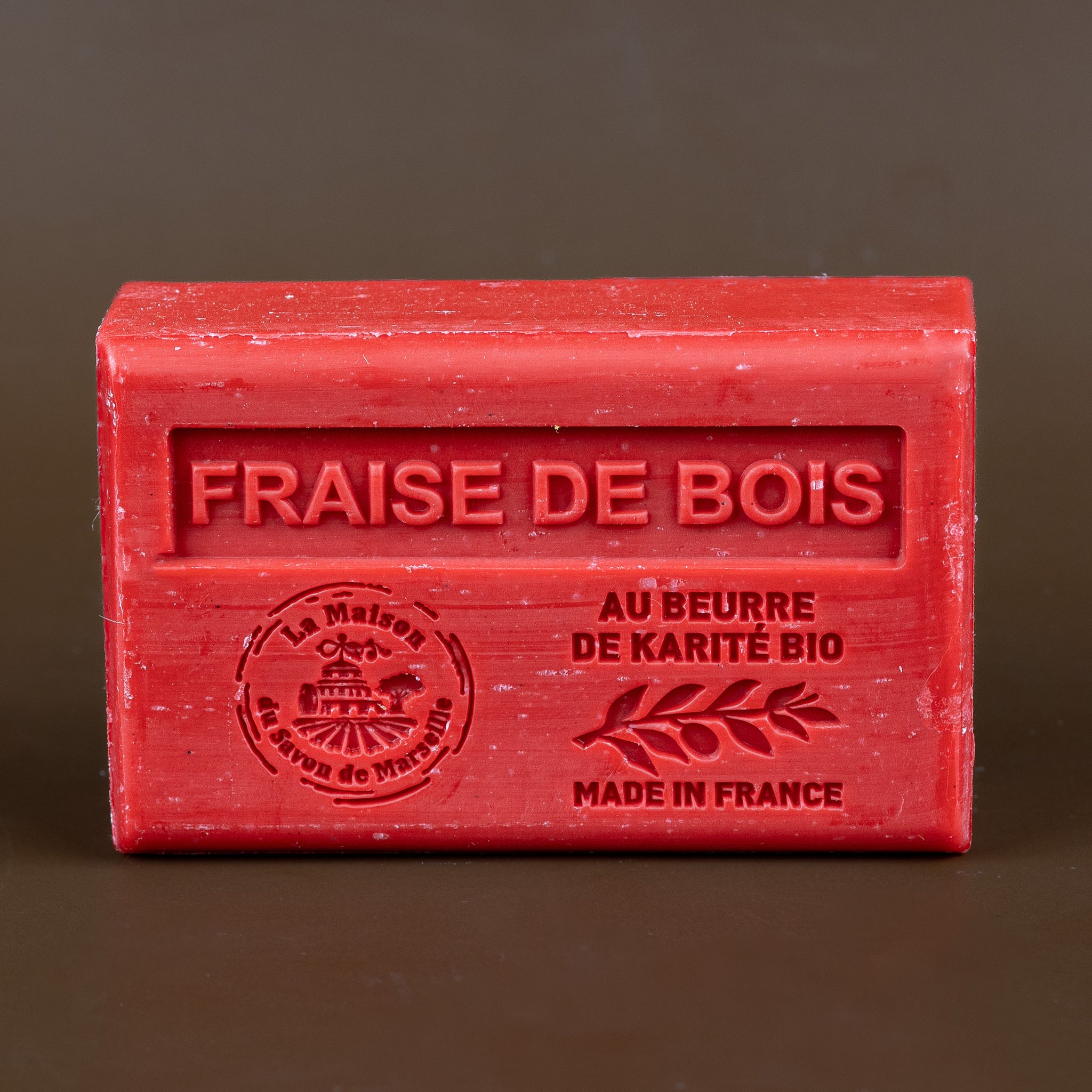 Strawberry French Soap with Organic Shea Butter, 125g