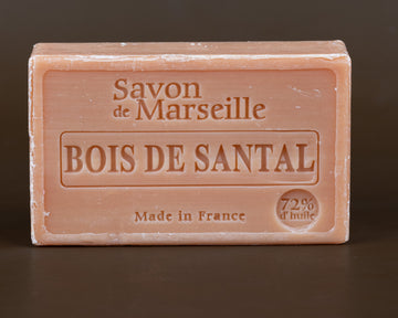 Sandalwood Savon de Provence, enriched with Sweet Almond Oil | 100g