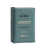Fer + Cheval soap bar on a white background