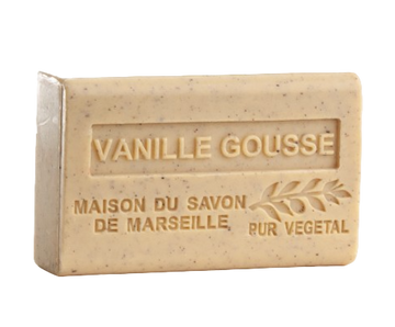 Vanilla Broyee (exfoliating), French Soap with Organic Shea Butter, 125g