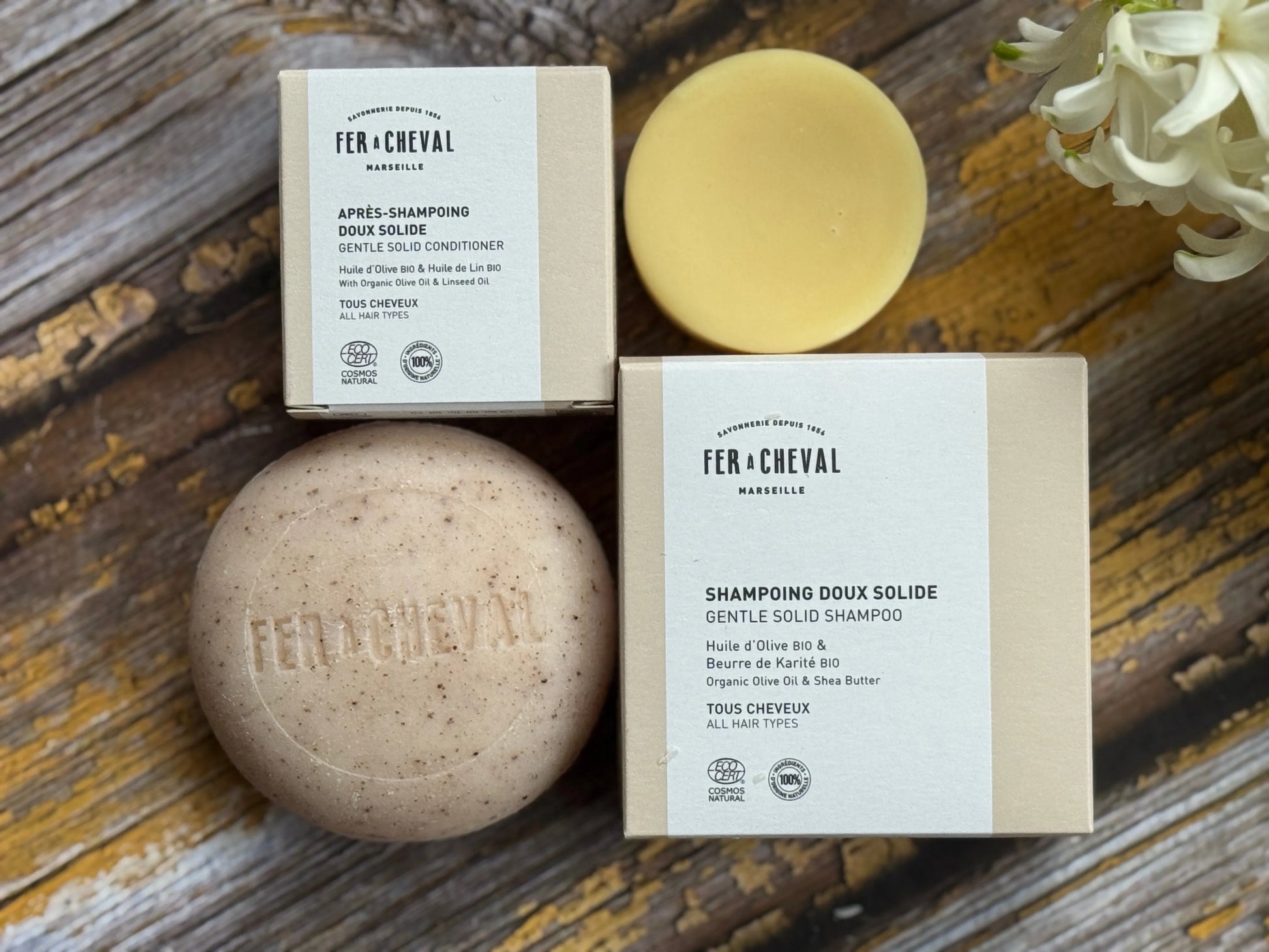 Gentle Hair Conditioning Bar with Organic Olive Oil & Organic Linseed Oil