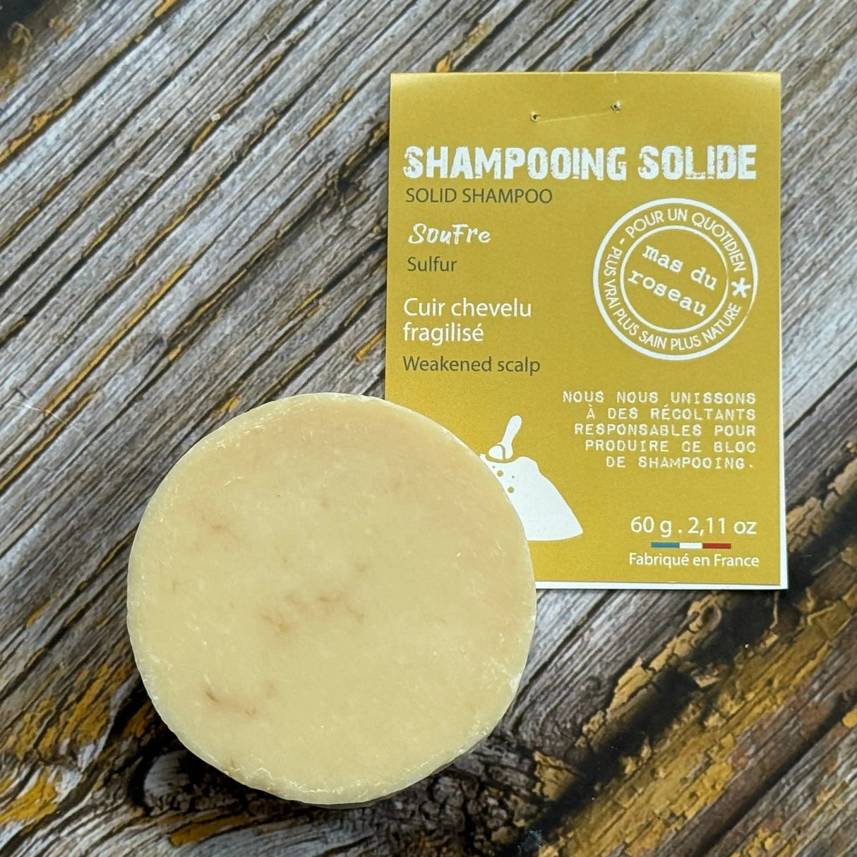 Sulphur Shampoo for Dandruff & Fragile Hair | 60g