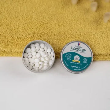 Organic Toothpaste Tablets with Flouride | Mint | 60 tablets-APIMANI-FrenchSoaps