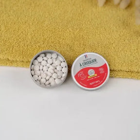 Organic Toothpaste Tablets with Flouride | Strawberry | 60 tablets - for children over 5yrs