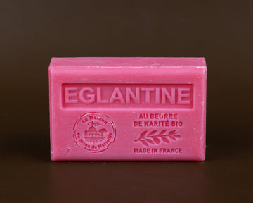 Wild Rose (Eglantine), French Soap with Organic Shea Butter, 125g