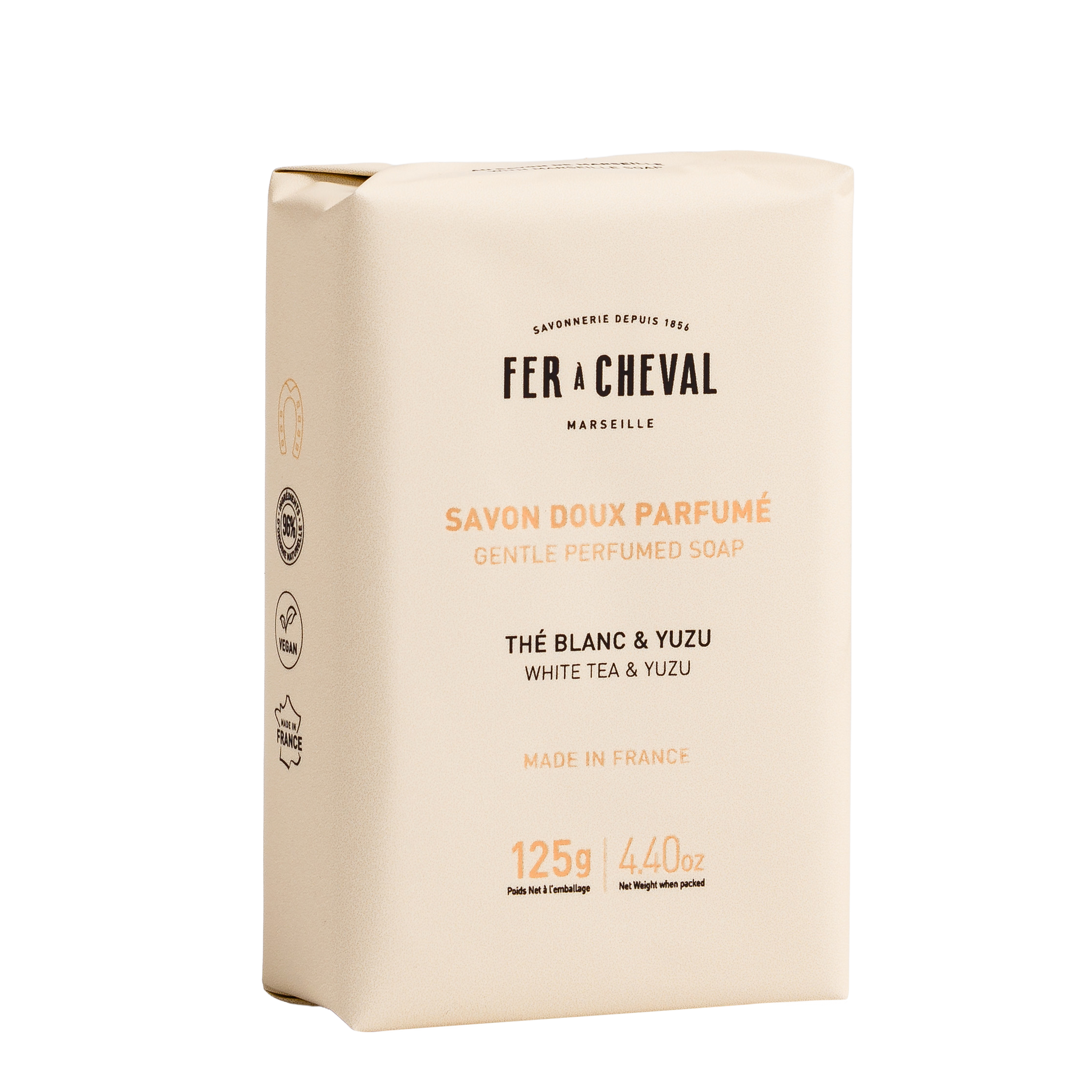 White Tea & Yuzu, Extra Gentle Fragranced Marseille Soap | 125g