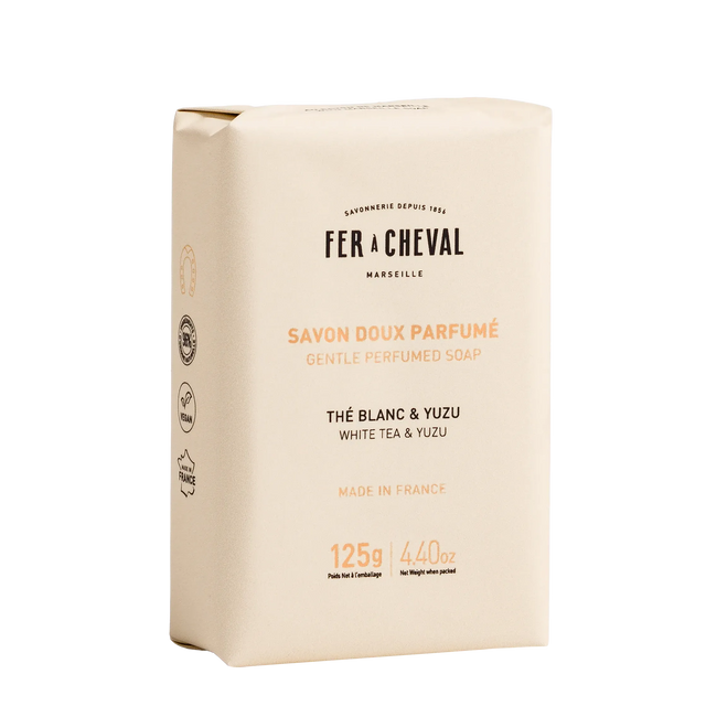 White Tea & Yuzu, Extra Gentle Fragranced Marseille Soap | 125g