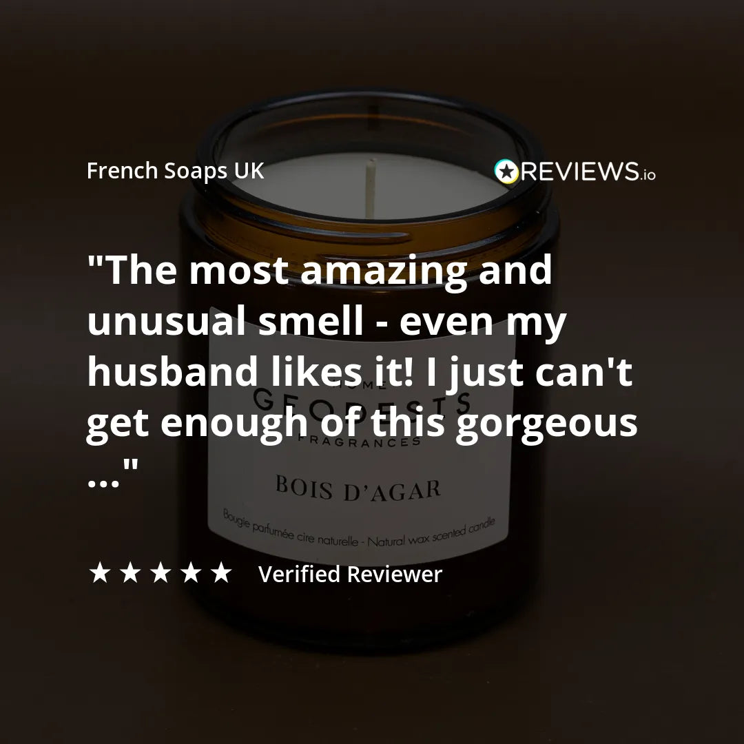 GEODESIS Agar Wood (Oud), Borneo, Candle by Geodesis French Soaps UK