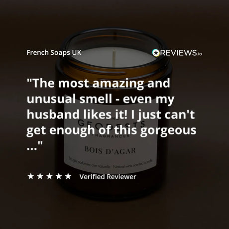 GEODESIS Agar Wood (Oud), Borneo, Candle by Geodesis French Soaps UK